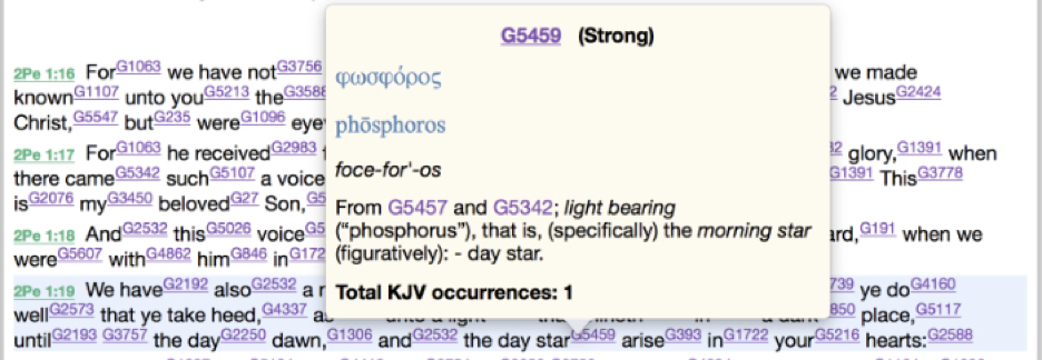 2Peter 1:19 Strong's